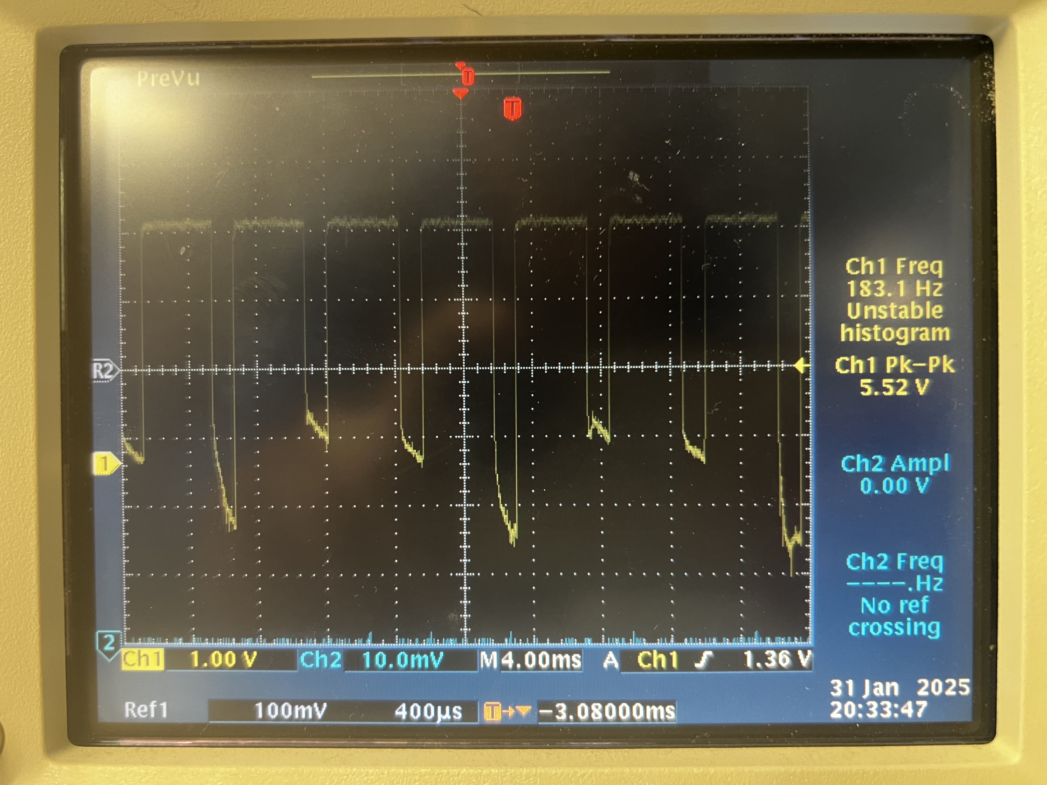 Oscilloscope PWM capture